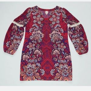 PINK OWL Long Sleeve Tunic Dress - Size Long